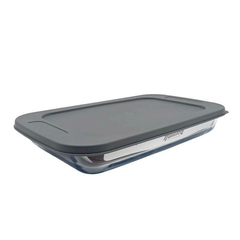 ASADERA RECT VIDRIO C/TAPA 35 HUDSON - comprar online