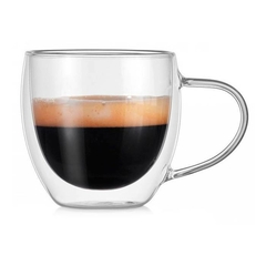 TAZA CAFE DOBLE VIDRIO 150cc - comprar online