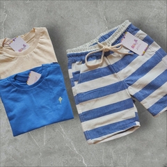 Bermuda sarja premium azul - comprar online
