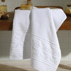 Kit 2 Toalhas BANHÃO e 2 ROSTO JACQUARD CONFORT LUXO - Akasa - comprar online