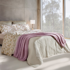 Jogo de Cama Queen HOME DESIGN Percal 200 Fios S2 - Akasa