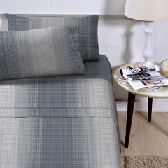 Jogo de Cama Solteiro HOME DESIGN Percal 200 Fios - Akasa - loja online