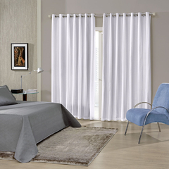 Cortina BLACKOUT c/ VOIL 300x230 Pratika Lisa Cromo - Akasa - comprar online
