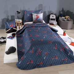 Cobre Leito Homem Aranha Spiderman (Com Porta Travesseiro) - Akasa
