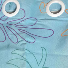 Cortina Infantil STITCH ALOHA Decorativa Blackout Tecido 70% - Akasa - loja online