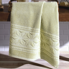 Kit 3 Toalhas BANHÃO FELPUDO JACQUARD CONFORT LUXO - DOHLER - loja online