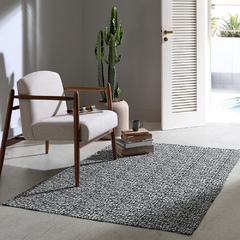 Tapete Jacquard com Antiderrapante 100x130 - Akasa - AKASA Decorações