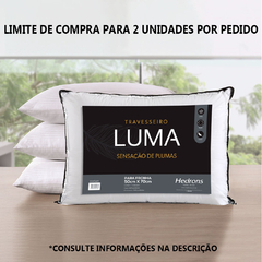 Travesseiro Maquinetado LUMA LUXURY TOUCH 300 FIOS HEDRONS - comprar online