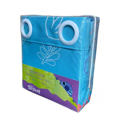 Cortina Infantil STITCH ALOHA Decorativa Blackout Tecido 70% - Akasa