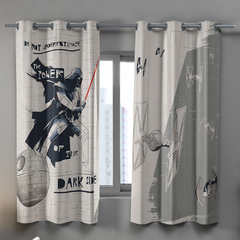 Cortina Star Wars Dark Side Corta Luz Blackout 100% - Akasa na internet
