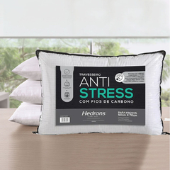 Travesseiro ANTISTRESS Fios de Carbono - HEDRONS - Akasa