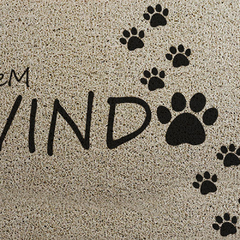 Tapete Capacho Vinil Estampado2 40x60 Antiderrapante - Akasa