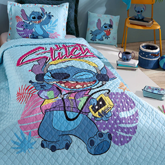Cobre Leito Solteiro Disney STITCH Divertido - Akasa - comprar online