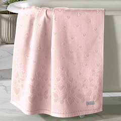 Toalha de Banho AVELUDADA Jacquard ROMANCE Dohler - Akasa - AKASA Decorações