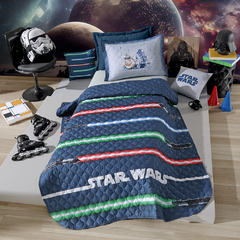Cobre Leito Solteiro Disney STARS WARS Sabres - Akasa
