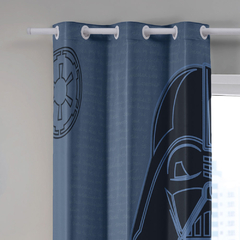 Cortina StarWars Darth Blue Corta Luz Blackout 100% - Akasa - AKASA Decorações