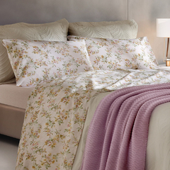 Jogo de Cama SOLTEIRO HOME DESIGN Percal 200 Fios S2 - Akasa - comprar online