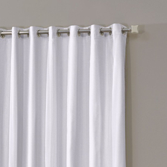 Cortina BLACKOUT c/ VOIL 300x230 Pratika Lisa Cromo - Akasa na internet