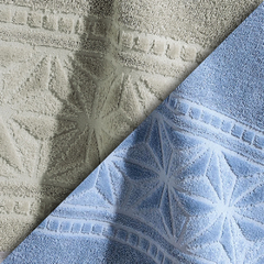 Kit 2 Toalhas BANHÃO e 2 ROSTO JACQUARD CONFORT LUXO - Akasa - comprar online