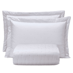 Cobre Leito UltraEssence CASAL - TOQUE de ALGODÃO - HEDRONS - AKASA Decorações