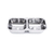 CUBA DUPLA NORMAL 84X34X17CM TECNOCUBA AÇO INOX 430