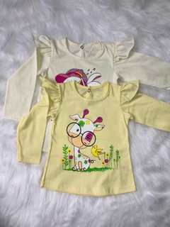 Remera mangas bolado