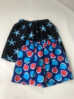 Short de baño estampado