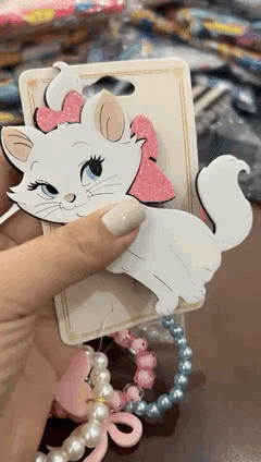 Kit pulseira com presilha de cabelo - GATINHA na internet