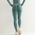 Imagem do leggings fitness esporte sem costura cintura alta elástica