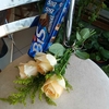 Buquê com 3 rosas chá e caixa de Bis