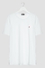 Camiseta Branca Relaxed - Logo Vermelho