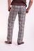Calça de Alfaiataria Gianfranco Xadrez Marrom - BISPO | MODA MASCULINA