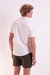 Camisa Linho Manga Curta Branca - loja online