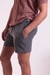Shorts de Alfaiataria Cinza Chumbo - BISPO | MODA MASCULINA