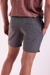Shorts de Alfaiataria Cinza Chumbo - loja online