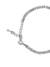 PULSEIRA PIASTRINE TRABALHADA - BANHADO A RÓDIO BRANCO - comprar online