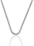 CHOKER DE ELOS DUPLOS - BANHADO A RÓDIO BRANCO