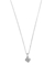 COLAR TREVO CRAVEJADO - BANHADO A RÓDIO BRANCO - comprar online