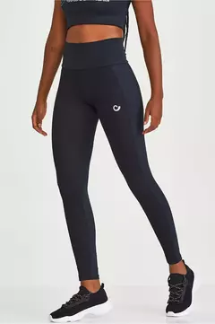 LEGGING NZ COM BOLSO E DETALHE EM CANELADO PRETA - comprar online