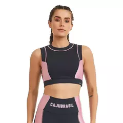 TOP CROPPED NZ CHANCE PRETO - comprar online