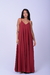 VESTIDO IRACEMA LONGO MARSALA - loja online