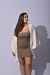 VESTIDO TUBINHO CURTO CINZA na internet