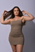VESTIDO TUBINHO CURTO CINZA - Use Gipsy
