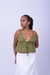 BLUSA LINHO VERDE MILITAR - loja online