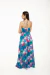 Vestido Hibisco Tropical (Azul) na internet