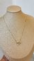 Colar Veneziana com Pingente A e Menina Cristal - comprar online