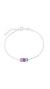Pulseira Triple Oval em Prata 925