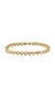 Pulseira Riviera Coração Cristal Dourado