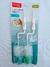 Kit escova para mamadeira Playtex baby - azul/verde