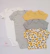 Kit 5 body manga curta Carter's bebe Unissex - Amarelo - comprar online